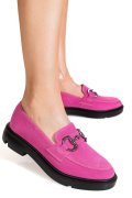 MOCASINI FUCHSIA PIELE NATURALA INTOARSA 1S77243