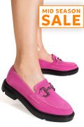 MOCASINI FUCHSIA PIELE NATURALA INTOARSA 1S77243