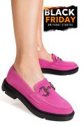 MOCASINI FUCHSIA PIELE NATURALA INTOARSA 1S77243