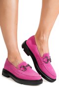 MOCASINI FUCHSIA PIELE NATURALA INTOARSA 1S77243