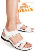SANDALE ALBE PIELE NATURALA 5SPQ22
