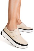 PANTOFI SPORT BEJ PIELE NATURALA T6086