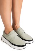 PANTOFI SPORT OLIVE PIELE NATURALA T6086