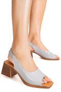 SANDALE GRI PIELE NATURALA JSPY1923