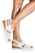 SANDALE ALBE PIELE NATURALA 2PC10