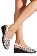 SANDALE ALBE PIELE NATURALA 2PC021