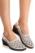 SANDALE ALBE PIELE NATURALA 2PC021