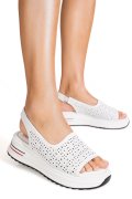 SANDALE ALBE PIELE NATURALA TPC6034