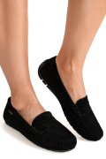 MOCASINI NEGRI PIELE NATURALA INTOARSA G10-A01-1