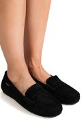 MOCASINI NEGRI PIELE NATURALA INTOARSA G10-A01-1