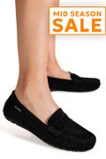 MOCASINI NEGRI PIELE NATURALA INTOARSA G10-A01-1
