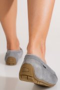 MOCASINI GRI PIELE NATURALA INTOARSA G10-A01-1