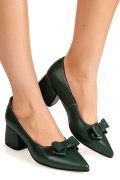 PANTOFI NEGRU FLORAL PIELE NATURALA 1S77515PA