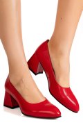 PANTOFI ROSII PIELE NATURALA 5S77003