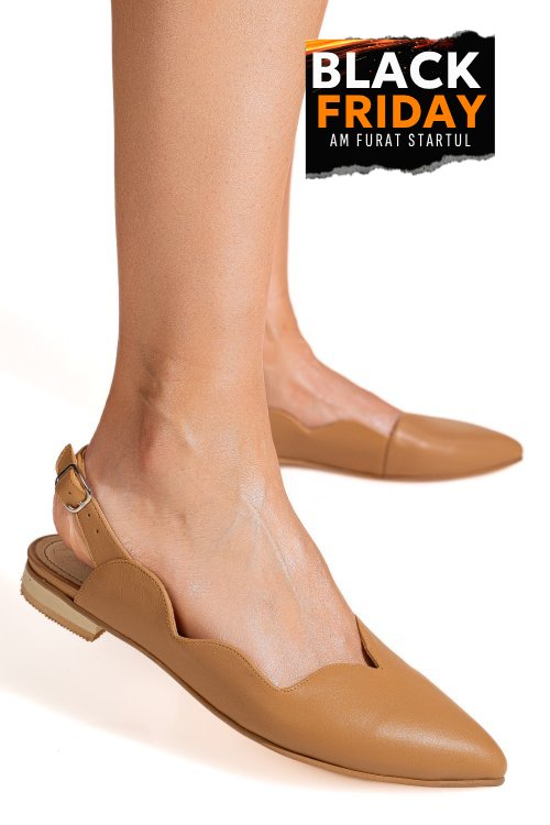 Balerini maro piele naturala 3s7718