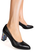 PANTOFI NEGRU PICASSO PIELE NATURALA LERA