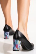 PANTOFI NEGRU PICASSO PIELE NATURALA LERA