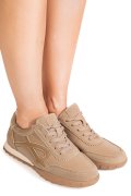 PANTOFI SPORT KHAKI PIELE NATURALA FSP002-537
