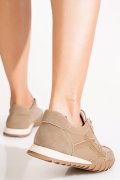 PANTOFI SPORT KHAKI PIELE NATURALA FSP002-537