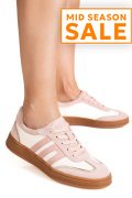 PANTOFI SPORT ROZ PIELE NATURALA INTOARSA FPC002559