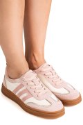 PANTOFI SPORT ROZ PIELE NATURALA INTOARSA FPC002559