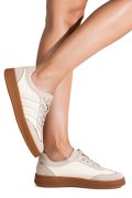 PANTOFI SPORT BEJ PIELE NATURALA INTOARSA FPC002559