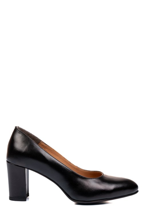 Pantofi negri piele naturala 1s77600