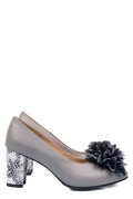 PANTOFI GRI PIELE NATURALA 5S77082