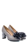 PANTOFI GRI PIELE NATURALA 5S77082