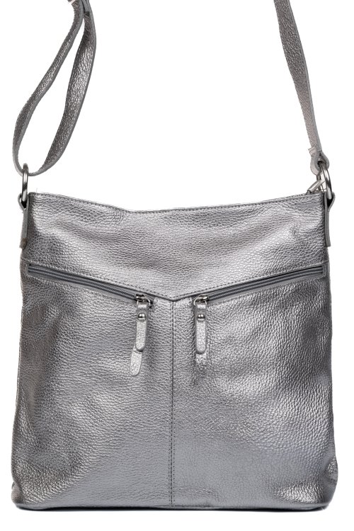 Geanta pewter piele naturala gen2026