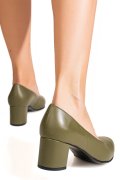 PANTOFI OLIVE PIELE NATURALA 1S77500B