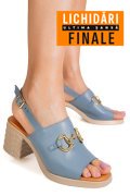 SANDALE ALBASTRE PIELE NATURALA APCKD6845