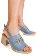 SANDALE ALBASTRE PIELE NATURALA APCKD6845