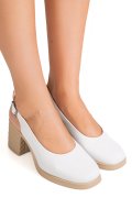 SANDALE ALBE PIELE NATURALA APCKD6820