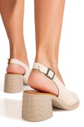 SANDALE BEJ PIELE NATURALA APCKD6850