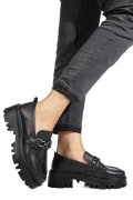 MOCASINI NEGRI PIELE NATURALA IPCBM017B
