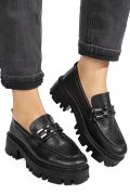 MOCASINI NEGRI PIELE NATURALA IPCBM017B