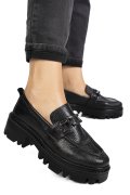 MOCASINI NEGRI PIELE NATURALA IPCBM017B