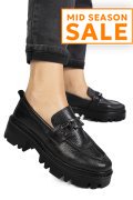 MOCASINI NEGRI PIELE NATURALA IPCBM017B