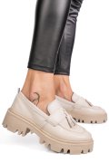 MOCASINI CREM PIELE NATURALA IPCBM029B
