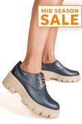 PANTOFI CASUAL FEMEI PIELE NATURALA ALBASTRU SIDEF 2S77080