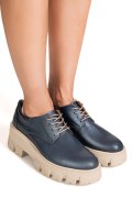 PANTOFI CASUAL FEMEI PIELE NATURALA ALBASTRU SIDEF 2S77080