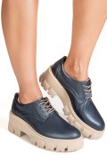PANTOFI CASUAL FEMEI PIELE NATURALA ALBASTRU SIDEF 2S77080