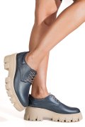 PANTOFI CASUAL FEMEI PIELE NATURALA ALBASTRU SIDEF 2S77080