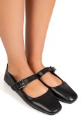 PANTOFI NEGRI PIELE NATURALA TS77IM-A612