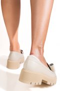 MOCASINI BEJ PIELE NATURALA 2S77115B
