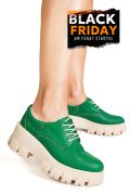 PANTOFI CASUAL FEMEI PIELE NATURALA VERZI 2S77080