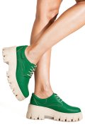 PANTOFI CASUAL FEMEI PIELE NATURALA VERZI 2S77080