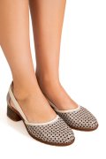 PANTOFI GRI PIELE NATURALA 1S7760