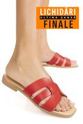 PAPUCI ROSII PIELE NATURALA 1SP1HTJ
